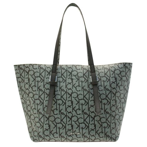 Womens Granite CK Monogram Tote & Pouch 13488 by Calvin Klein from Hurleys