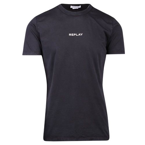 Mens Blackboard Organic Cotton S/s T Shirt 107996 by Replay from Hurleys