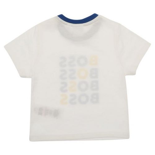 Toddler Electric Blue Logo T Shirt + Shorts Set 108195 by BOSS from Hurleys
