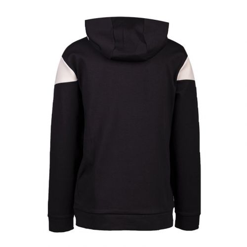 Athleisure Mens Black Saggy 1 Hooded Zip Through Sweat Top 101053 by BOSS from Hurleys