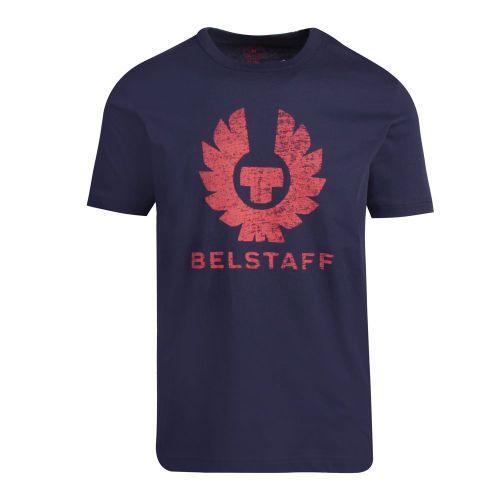 Mens Indigo Flare Coteland 2.0 S/s T Shirt 82997 by Belstaff from Hurleys