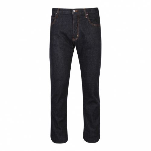Mens Dark Blue J45 Modern Regular Fit Jeans 45716 by Emporio Armani from Hurleys