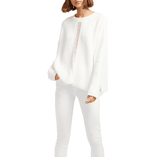 Womens Summer White Roche Mozart Knits Jumper 41283 by French Connection from Hurleys