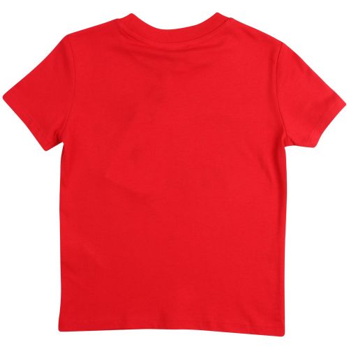 Boys Red Kasimir Elephant S/s T Shirt 76441 by Kenzo from Hurleys