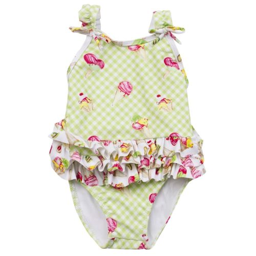Girls Pistachio Ice Cream Swimming Costume 22542 by Mayoral from Hurleys
