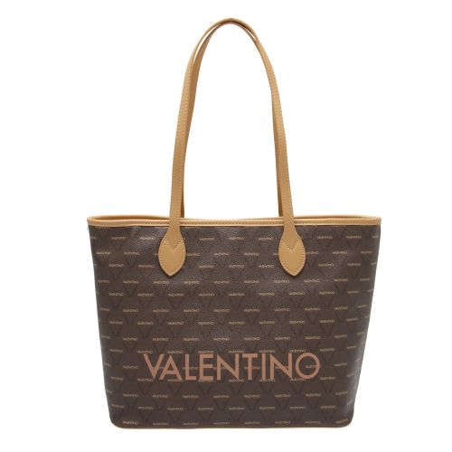 Womens Brown Liuto Printed Shopper Bag 83154 by Valentino from Hurleys