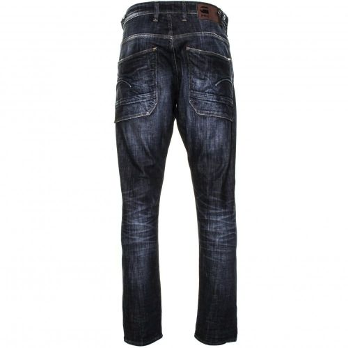 Mens Dark Aged Wash Holmer Tapered Fit Jeans 70899 by G Star from Hurleys