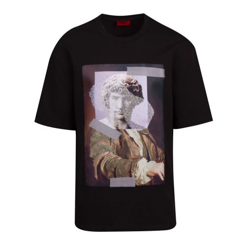 Mens Black Danberra S/s T Shirt 80618 by HUGO from Hurleys