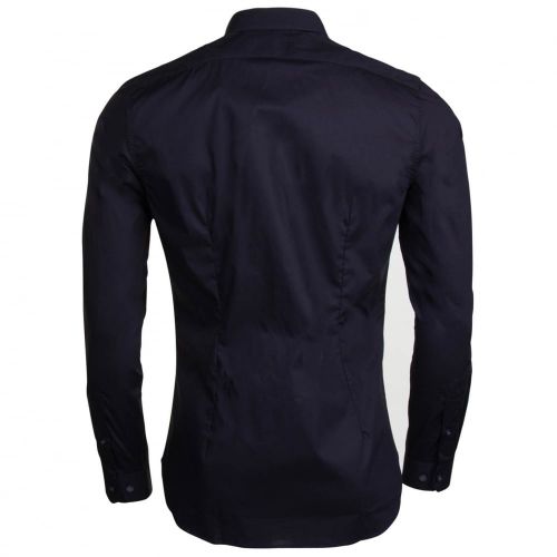 Mens Black Handford Slim Pin L/s Shirt 24898 by Farah from Hurleys