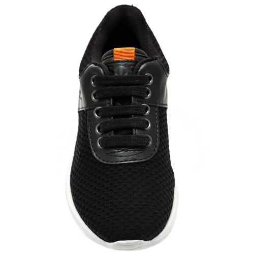Boys Black Branded Mesh Trainers (27-35) 65471 by BOSS from Hurleys