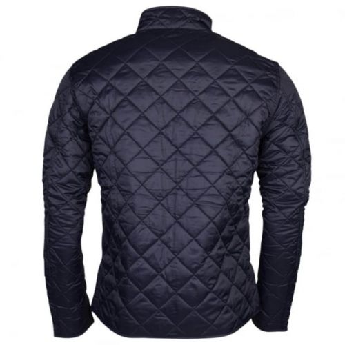 Mens Navy Gear Quilted Jacket 12015 by Barbour International from Hurleys