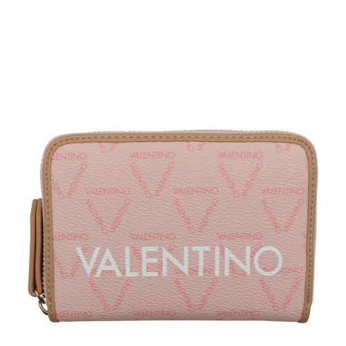 Womens Pink Liuto Small Zip Around Purse 102704 by Valentino from Hurleys