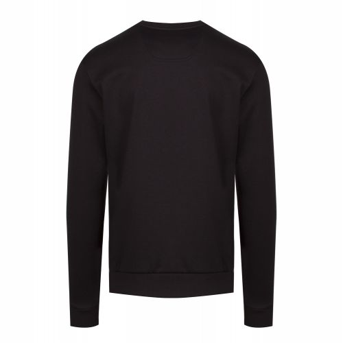 Athleisure Mens Black/Gold Salbo Crew Sweat Top 45174 by BOSS from Hurleys
