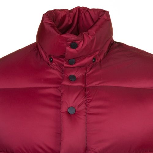 Mens Red Hooded Puffer Jacket 61176 by Armani Jeans from Hurleys
