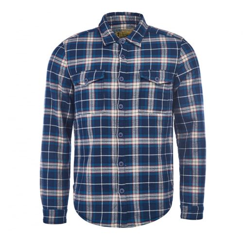 Steve McQueen™ Collection Mens Navy Claude Overshirt 12336 by Barbour from Hurleys