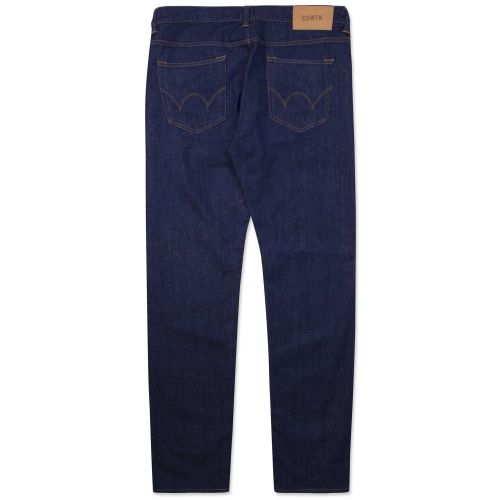Mens 11.5oz Rinsed ED80 Slim Fit Tapered CS Power Blue Jeans 27762 by Edwin from Hurleys