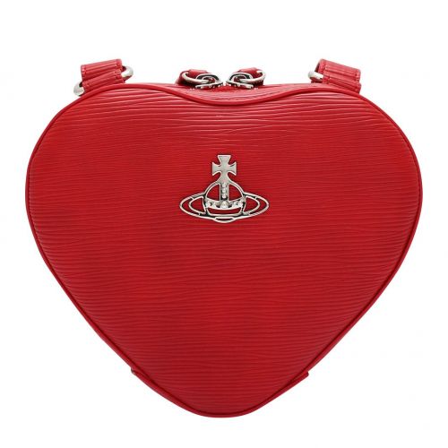 Womens Red Polly Heart Mini Backpack 92974 by Vivienne Westwood from Hurleys