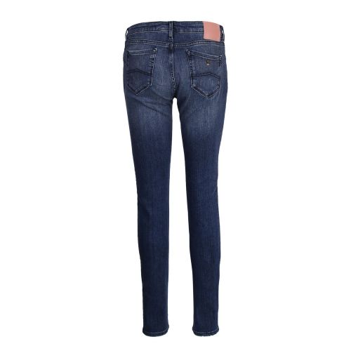 Womens Light Blue J23 Push Up Mid Rise Skinny Fit Jeans 80071 by Emporio Armani from Hurleys