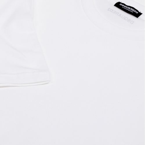Mens White Basic S/s T Shirt 35868 by Dsquared2 from Hurleys