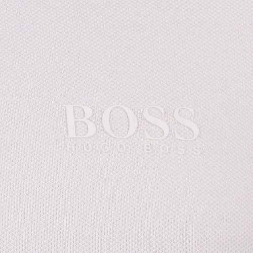 Mens White Paule S/s Polo Shirt 9531 by BOSS from Hurleys