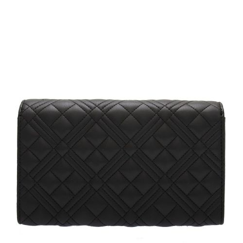 Womens Black Diamond Quilted Crossbody Bag 82220 by Love Moschino from Hurleys