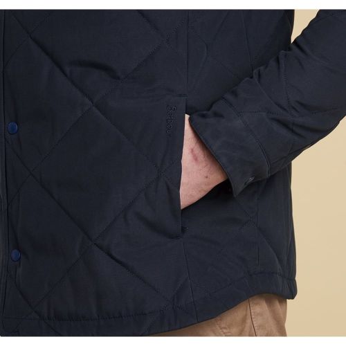 Heritage Mens Navy Elm Jacket 11927 by Barbour from Hurleys