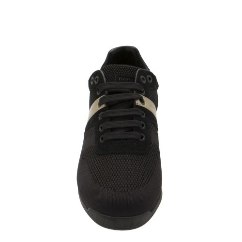 Athleisure Mens Black Maze_Lowp_Knit Trainers 31967 by BOSS from Hurleys