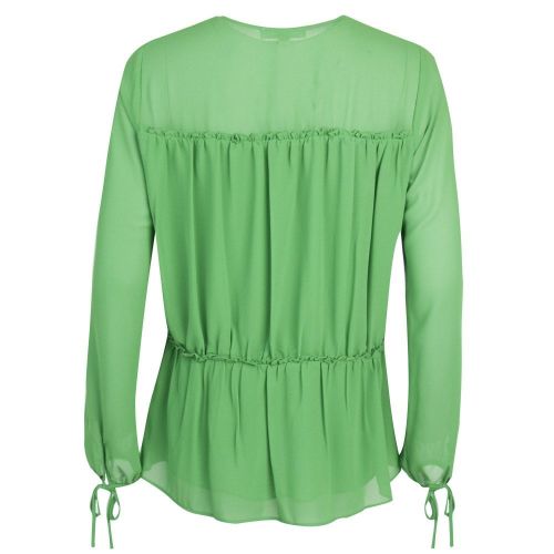Womens True Green Lacing Panelled Blouse 27137 by Michael Kors from Hurleys