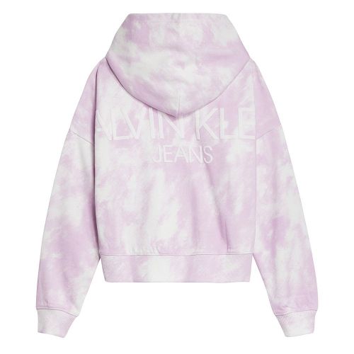 Girls Lavender Pink Cloud Relaxed Fit Hoodie 86867 by Calvin Klein from Hurleys