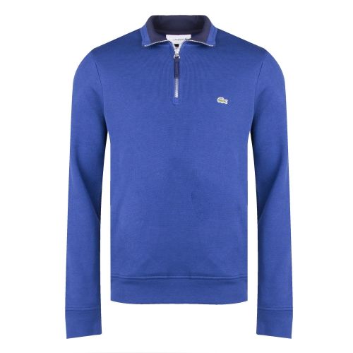 Mens Inkwell Branded Half Zip Sweat Top 31031 by Lacoste from Hurleys