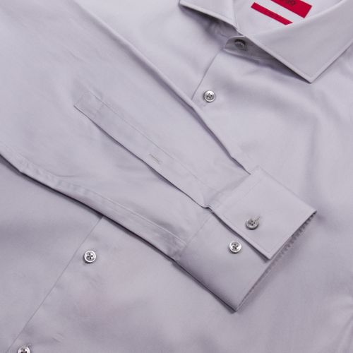 Mens Grey Kason Slim Fit L/s Shirt 28629 by HUGO from Hurleys