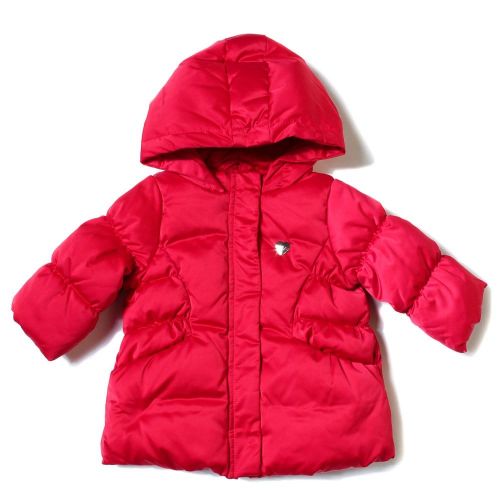 Baby Red Down Puffer Jacket 73189 by Armani Junior from Hurleys