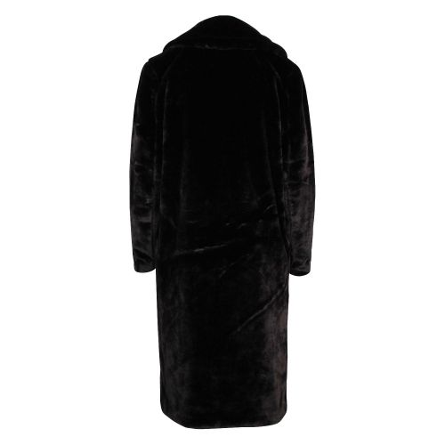Womens Black Vikoda Faux Fur Coat 49333 by Vila from Hurleys
