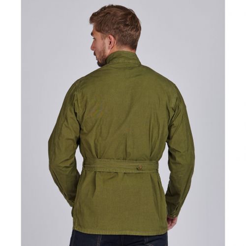 Mens Green Military Summer Wash A7 Jacket 83930 by Barbour International from Hurleys