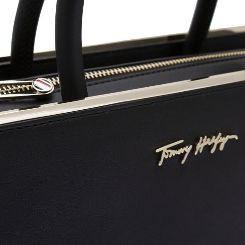 Womens Black Tommy Modern Satchel Bag 91418 by Tommy Hilfiger from Hurleys