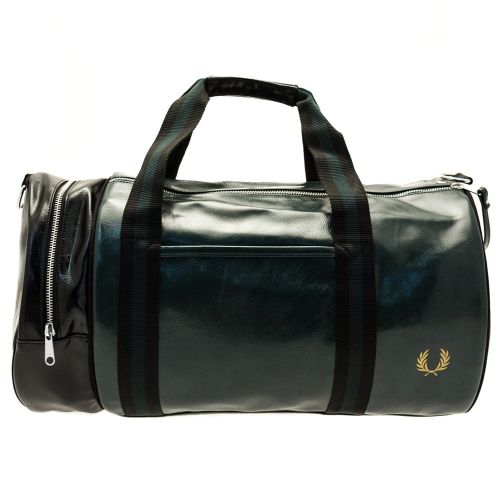 Mens Racing Green Classic Barrel Bag 60185 by Fred Perry from Hurleys
