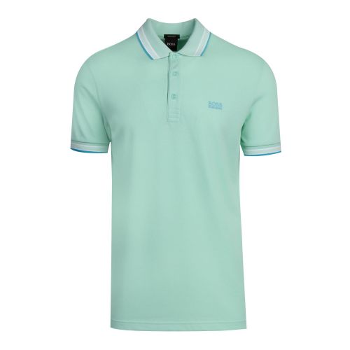Athleisure Mens Aqua Paddy Regular Fit S/s Polo Shirt 74053 by BOSS from Hurleys