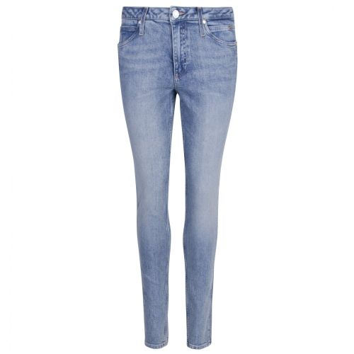 Womens Seattle Blue Sculpted Skinny Jeans 20606 by Calvin Klein from Hurleys