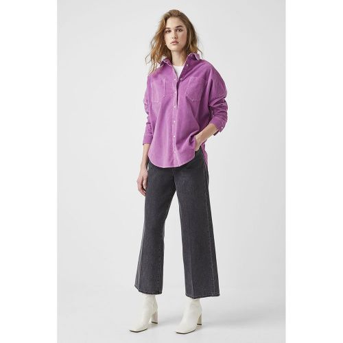 Womens Purple Meadow Paula Micro Cord Shacket 97255 by French Connection from Hurleys