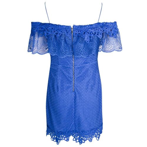 Womens Sax Blue Edith Lace Dress 21162 by Forever Unique from Hurleys