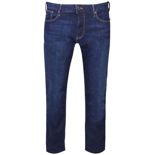 Mens Dark Blue J06 Slim Fit Jeans 37057 by Emporio Armani from Hurleys