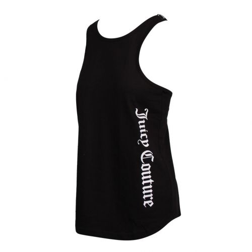 Womens Black Branded Tank Top 94920 by Juicy Couture from Hurleys