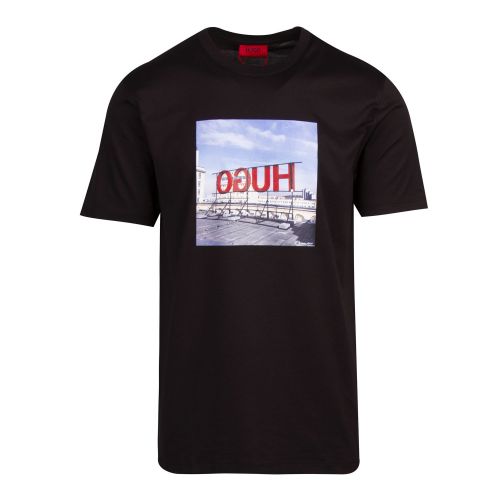 Mens Black Dus S/s T Shirt 78882 by HUGO from Hurleys