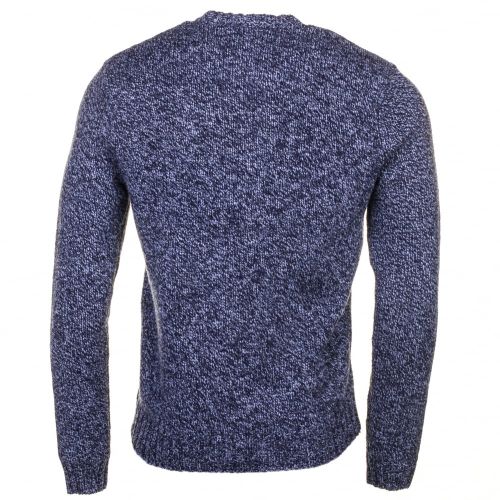 Mens Dark Sapphire Twisted Yarn Crew Knitted Jumper 61631 by Original Penguin from Hurleys