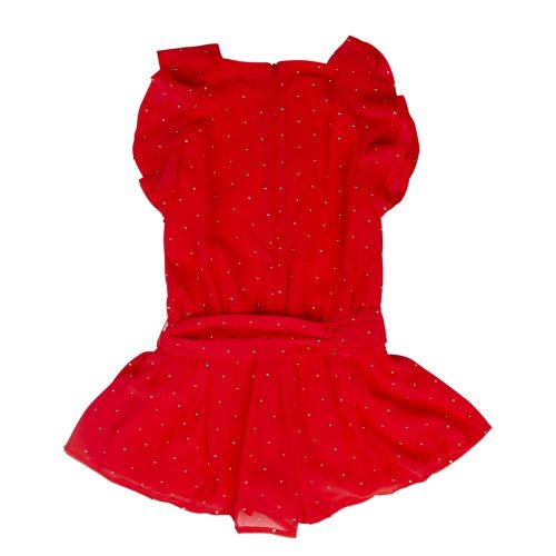 Girls Coral Chiffon Frill Playsuit 40146 by Mayoral from Hurleys