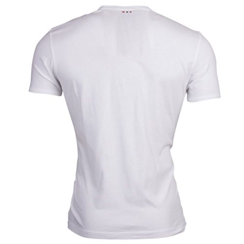 Mens Bright White Solin S/s T Shirt 17230 by Napapijri from Hurleys