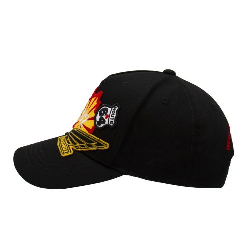 Boys Black Logo Patch Cap 86512 by Dsquared2 from Hurleys