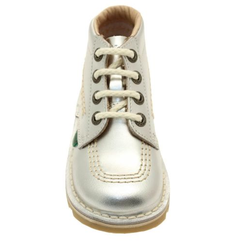 Infant Silver Kick Hi (5-12) 47024 by Kickers from Hurleys