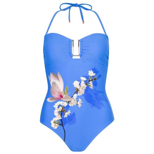 Womens Bright Blue Delcela Harmony Swimsuit 26156 by Ted Baker from Hurleys