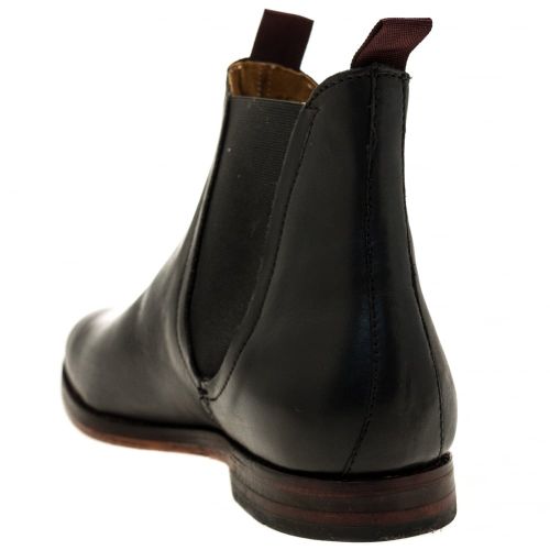 H By Hudson Mens Black Tamper Leather Chelsea Boots 61112 by Hudson London from Hurleys